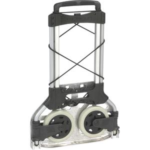 Maxi Mover Folding Hand Truck - Steel, 19" W x 12" D, Rubber, 275 lbs., 7" H x 1-1/2" W, 42", 19"