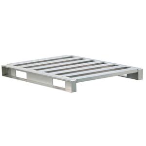 Aluminum 4-Way Channel Pallet - 30000 lbs., 5000 lbs., 4-Way, 48", 40", 5", Nestable