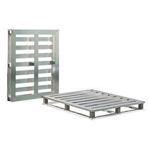 Aluminum 4-Way Tube Frame Pallet - 30000 lbs., 5000 lbs., 4-Way, 48", 40", 5-1/4", Rackable
