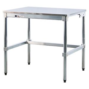 Stainless Steel Top Workbench - 1000 lbs., Top & Legs Only, 35-1/2", 96", 24", Not Included, 35-1/2"