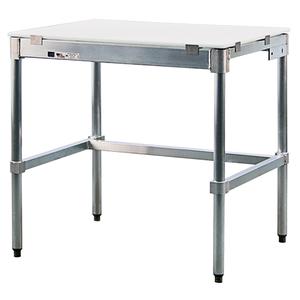 Poly-Top Workbench - 1000 lbs., Top & Legs Only, 35-1/2", 96", 24", Not Included, 35-1/2"