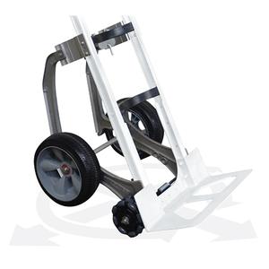 Self-Stabilizing Aluminum Hand Truck Conversion Kit - Indoor, Double Row, 10'', Included