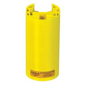 Polyethylene Rack Guard - 6", 5", 8", Yellow, High-Density Polyethylene