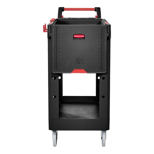 Heavy-Duty Adaptable Utility Cart - 2, 500 lbs., Structural Foam, 17-3/4", 36", 46-1/5", Rubber/Pneumatic, Knocked Down, Black, Lip Up, 10 lbs., Thermoplastic rubber - Image 3