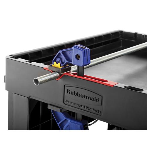 Heavy-Duty Adaptable Utility Cart - 2, 500 lbs., Structural Foam, 17-3/4", 36", 46-1/5", Rubber/Pneumatic, Knocked Down, Black, Lip Up, 10 lbs., Thermoplastic rubber - Image 8