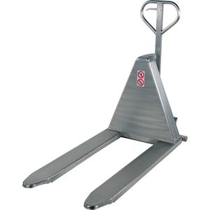Pallet Lift Table - 45" L x 26-3/4" W, 2000 lbs., 31.5", 3.5", Stainless Steel, 50"