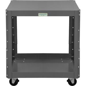 Adjustable Mobile Machine Stand - 18-1/8", 24-1/8", 21-13/16", Steel, 1000 lbs., Grey, 27-13/16"