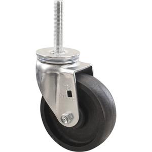Emaxx™ RollX™ Wow Caster - 8" (203.2 mm), 1200 lbs. (544.3 kg.), Nylon, Swivel, Steel, 2" (50.8 mm), Threaded, 3/4" (19.05 mm), 4" (101.6 mm), Roller, 6", 9-1/2"