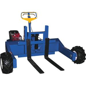 Powered All Terrain Pallet Truck - 48", 79", 4000 lbs., Steel, 4", 12", 3", 13" x 4", 18" x 8-1/2", Blue