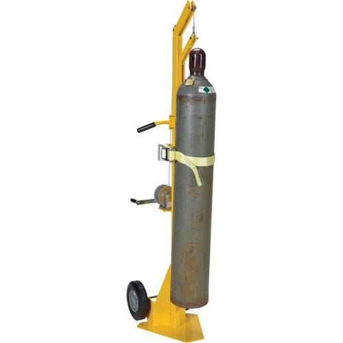 Portable Cylinder Lifter - Steel, Portable, Hard Rubber, 10" - Image 5