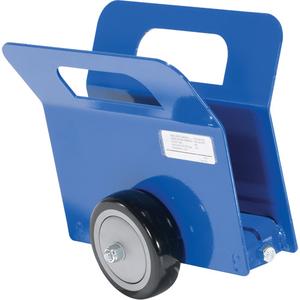 Lightweight Door Panel Dolly - 350 lbs., 2.25", 10", 9.56", Poly-On-Poly, Steel, Blue, 4"