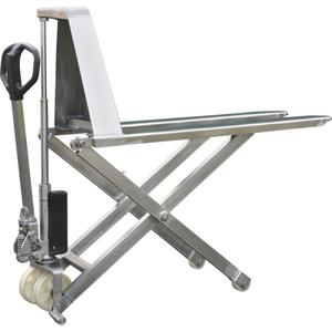 Eco Scissor Skid Lift - 45" L x 21" W, 2200 lbs., 31.5", 3.3", Stainless Steel, 6.5"