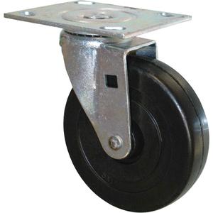 Platform Truck Rubber Swivel Caster - 4403, 4433, 4461, 1315, 5", 1.25", 4.625" x 3.75"
