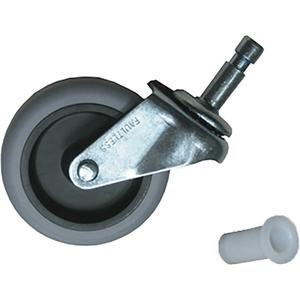 Platform Truck & Mop Bucket Caster - 6182, 6186, 4400, Thermo-Plastic Rubber, 3", 7/8"