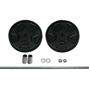 Janitor Cart Wheel & Axle Kit - FG1805985, FG1861430, FG264600BLA, FG617388BLA, FG617388BLUEE, 100 lbs., 21.75" x 8.75" x 2"