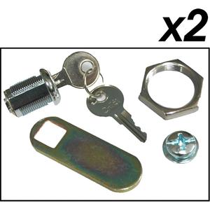 Cleaning Cart Lock & Key Assembly - 9T75, 9T76, 9T77, 9T78