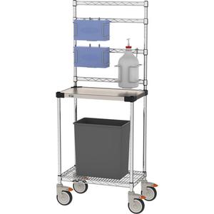 Sanitizer Station - 2, 900 lbs., Stainless Steel, 24", 60", 14"