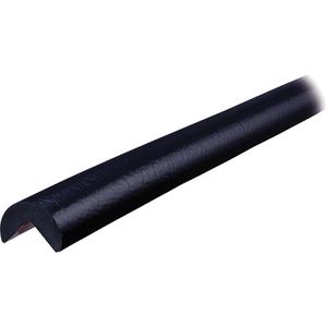 Model A Rounded Corner Guard Roll - 5 m, Solid Black