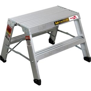 Portable Work-Stand Saw Horse - Aluminum, 24", 12-1/4"