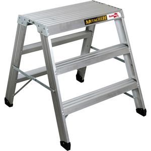 Portable Work-Stand Saw Horse - Aluminum, 36", 12-1/4"