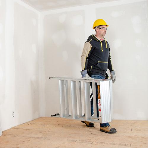 Portable Work-Stand Saw Horse - Aluminum, 48", 12-1/4" - Image 2