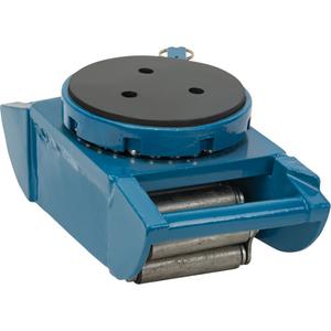 Machine Roller - 3.75 tons, Padded, Swivel Lock, Blue, Metric Tonnes