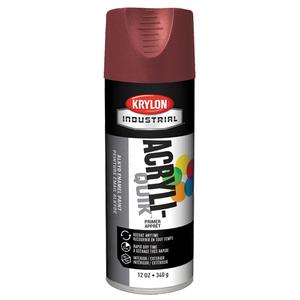 Acryli-Quik™ Acrylic Lacquer - Aerosol Can, Brown, 16 oz., 12 oz., Very Flat, Ruddy Brown, Grey, Ruddy Brown, Water-Based