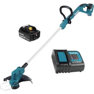 LXT Cordless Line Trimmer Kit - 18 V, 10.25", Battery Powered, 18V LXT Cordless 10-1/4" Line Trimmer; 18V (4.0 Ah) Li-Ion Battery BL1840B (196401-9); Standard Charger; Battery Cover (450128-8); Nylon Cutting Head (191Y39-5); Shoulder Harness (127508-0); Protective Guard (413F73-4)