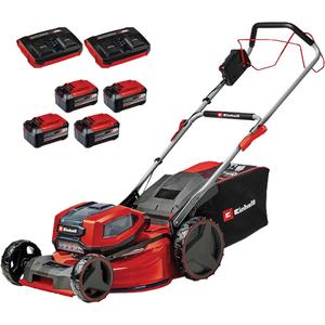 Cordless Lawn Mower - Battery Powered, 21", 1" - 3-1/8", Push Walk-Behind, 65 L
