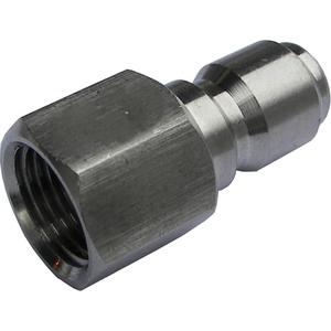 Stainless Steel Quick Disconnect Plug - 175° F, 5000, 3/8″ F