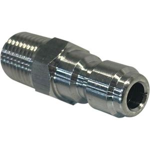 Stainless Steel Quick Disconnect Plug - 175° F, 6000, 1/4″ M
