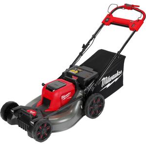Fuel™ Dual Battery Mower - Battery Powered, 21", 1" - 4", Self-Propelled Walk-Behind, M18 FUEL™ 21" Self-Propelled Dual Battery Mower(2823-20), Grass Bag, Mulch Plug, Rear Side Discharge Chute, Metal