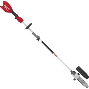 Fuel™ Pole Saw with Quik-Lok™ - 10", Battery Powered, Overmold Handle, Aluminum, Glass Filled Nylon, Copper, 80", 5.5"