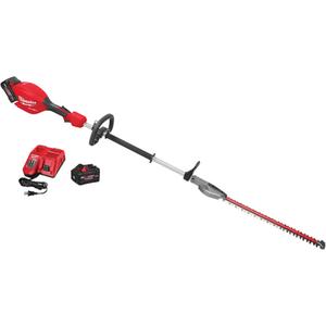 Fuel™ Short Pole Hedge Trimmer Kit - 20", Battery Powered, M18 FUEL™ Short Pole Hedge Trimmer(3043-20), M18™ REDLITHIUM™ FORGE™ XC8.0 Battery Pack(48-11-1881), M18™ & M12™ Rapid Charger(48-59-1808)
