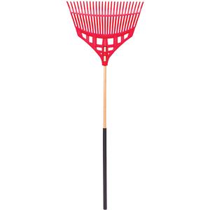 Leaf Rake - Wood, Straight, 24", Plastic, 5 Years, 54"