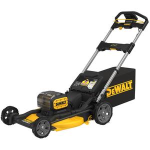 2X20V MAX* XR® Brushless Cordless Lawn Mower Kit - Battery Powered, 21", Push Walk-Behind, (1) DCMWP234 Cordless Push Mower; (2) DCB210 Batteries; (2) DCB1104 Chargers; (1) Grass Bag; (1) Rear Side Discharge Chute; (1) Mulch Plug; (1) Safety Key