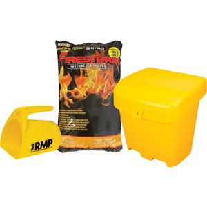 Firestorm™ Intense Ice Melter Kit with 56 Bags - 44 lbs. (20 kg), Bag, '-32°C (-25°F), 4.24 cu. ft., Yellow, Yes, 26"H x 21"L x 27"W