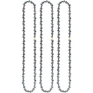 8" Long 3/8" LOW PROFILE™ Pitch 0.043" Gauge Saw Chains - 11/64", 30°, 0.025"