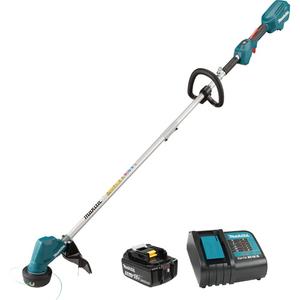 LXT Brushless 2-Speed Line Trimmer Kit - 18 V, 13", Battery Powered, 18V LXT (5.0 Ah) Li-Ion Battery BL1850B (196675-2); Standard Charger (DC18SD); Bump & Feed Trimmer Head (191R00-0); Protective Guard (412580-8); Shoulder Harness (127508-0); Hex Wrench 4 (783202-0)