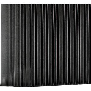 Deluxe Tuf Sponge No. 442 Mats - 2', 10', 5', 8', 5/8", Black, PVC Sponge, Dry, Solid, Ribbed