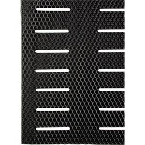 Kushion Walk No. 475 Mats - 2', 60', 3/8", Black, PVC, Dry, Wet/Oily, Drainage Mat, Slotted, Slotted Pattern, Anti-Fatigue Mat