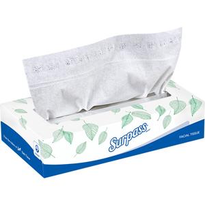 Surpass® Facial Tissue - 7.8", 2, 100, 8.3", White, Box