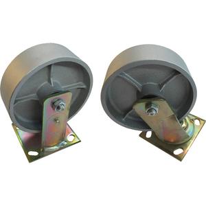 Steel Self-Dumping Hoppers - Caster Sets For Hoppers - 4000 lbs. (1814.369 kg.), 8", Steel