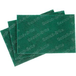 Scotch-Brite™ Hand Pads - 9", 6", Green