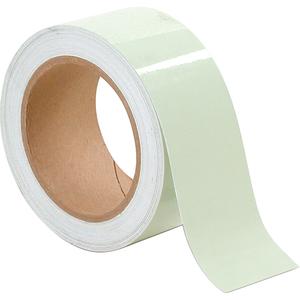 Hazard and Safety Glow Tape - Glow-in-the-Dark, Vinyl, 2", 30'