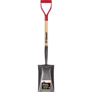 Pro™ Garden Spade - 12 x 7-1/8", Forged Steel, Wood, D-Grip, 25-1/2"