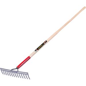 Pro™ Double Back Level Rake - Ashwood, 60", 14, Tempered Steel, 13-3/4", ND097, Straight
