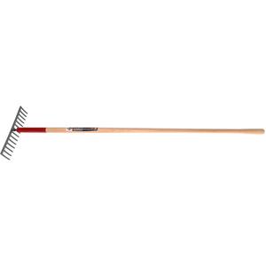 Level Rake - Wood, 60", 16, Tempered Steel, 14-3/4"