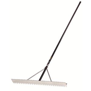 Pro™ Asphalt Rake - 82", 28, Aluminum, 36", ND124, Straight