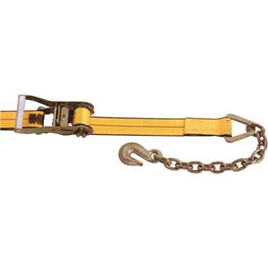 Ratchet Straps - Chain Anchor, 2", 30', 3335 lbs., 30', 10000 lbs.